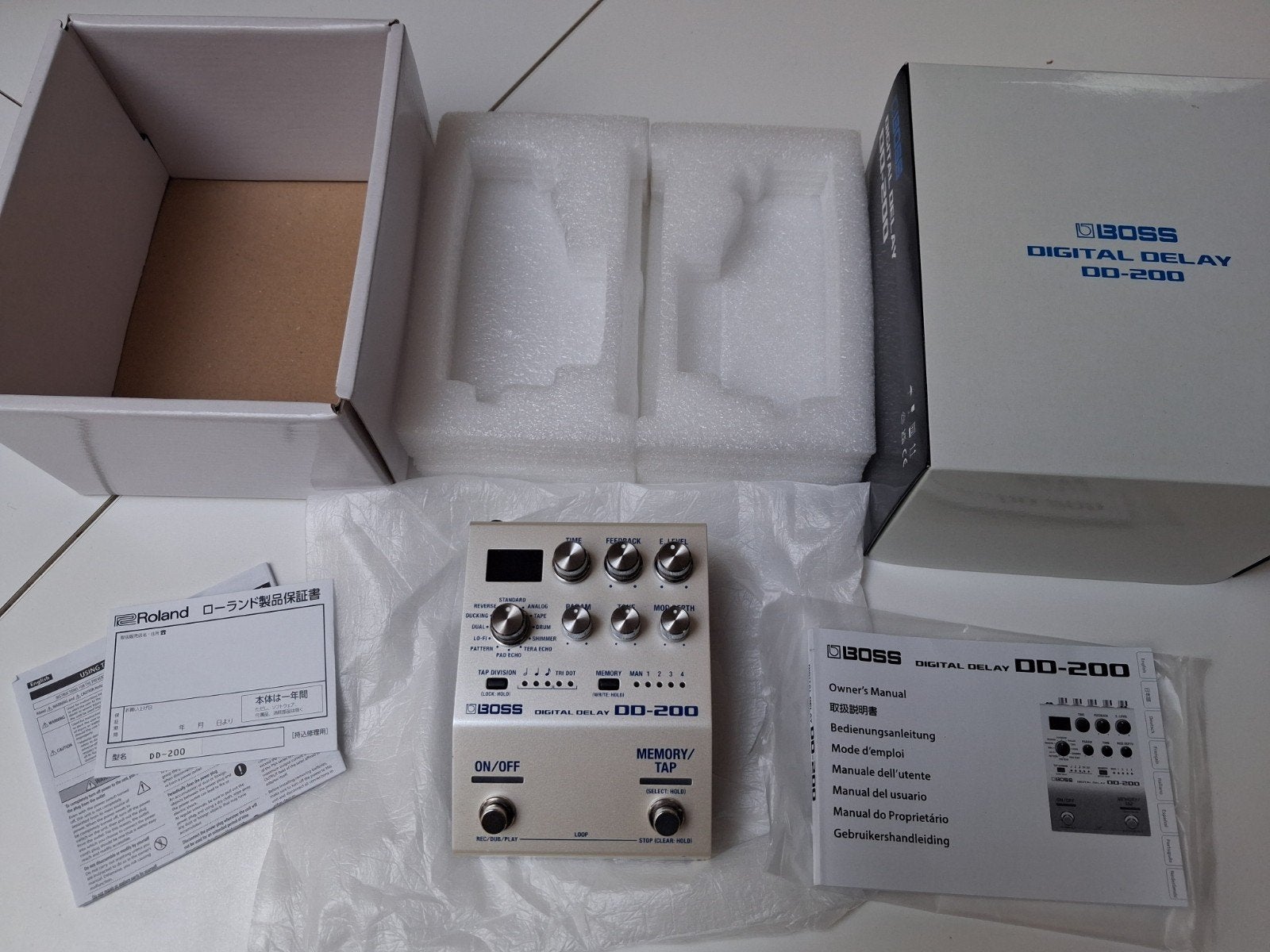 Boss DD200 DD 200 digital delay, Muziek en Instrumenten, Effecten, Ophalen of Verzenden, Zo goed als nieuw