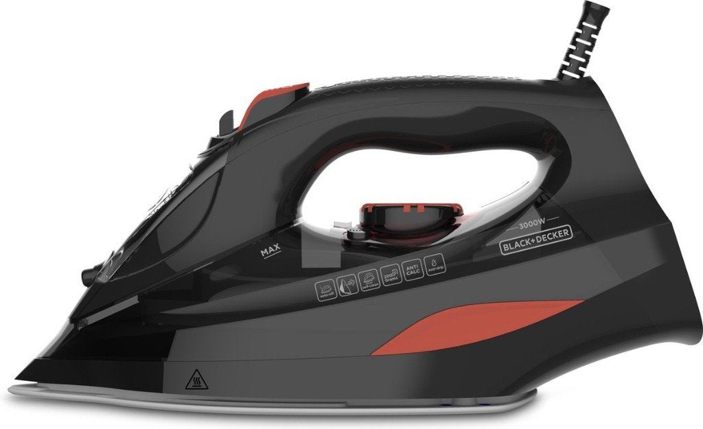 Black+Decker BXIR3000E - Stoomstrijkijzer, Ophalen, Nieuw, Strijkijzer met snoer
