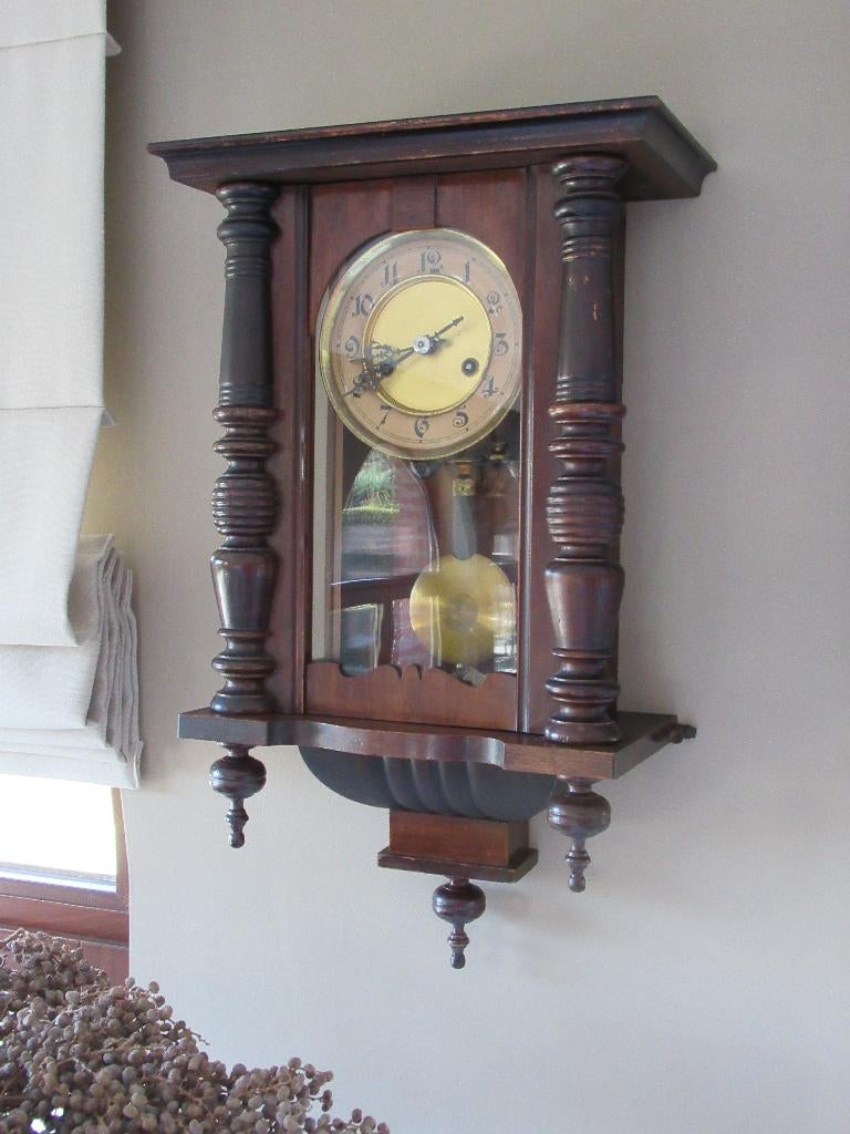 muurklok-pendule-hangklok-ANTIEK, Ophalen