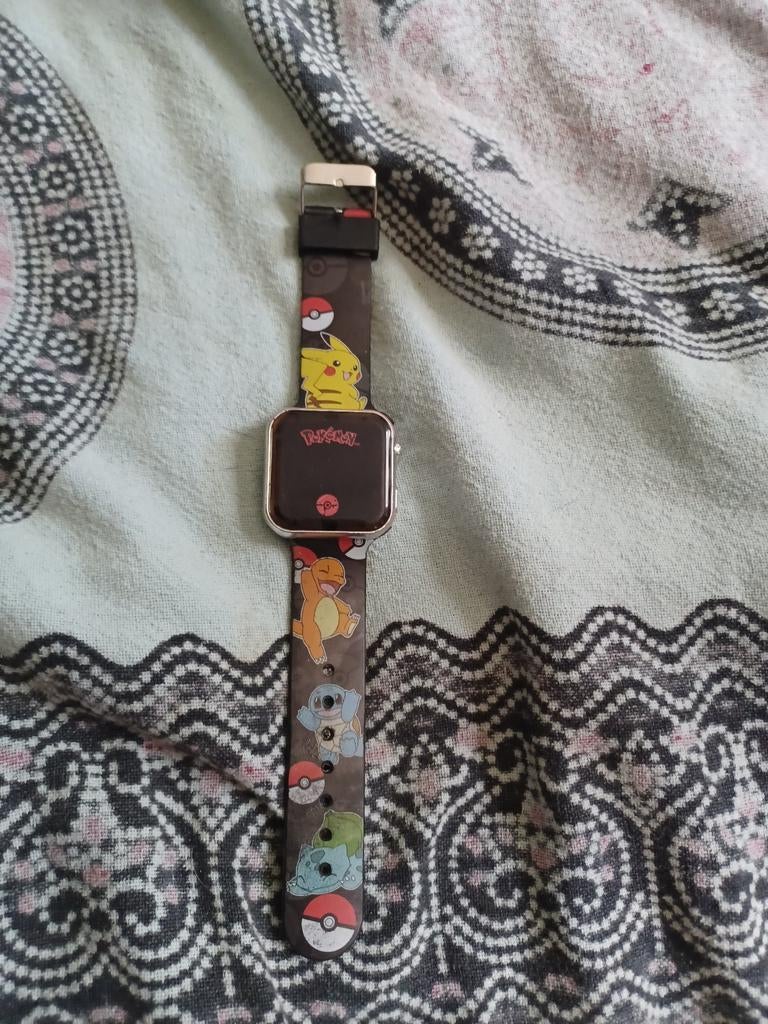 Kindhorloge pokemon, Ophalen of Verzenden, Gebruikt, Rood, Jongen of Meisje