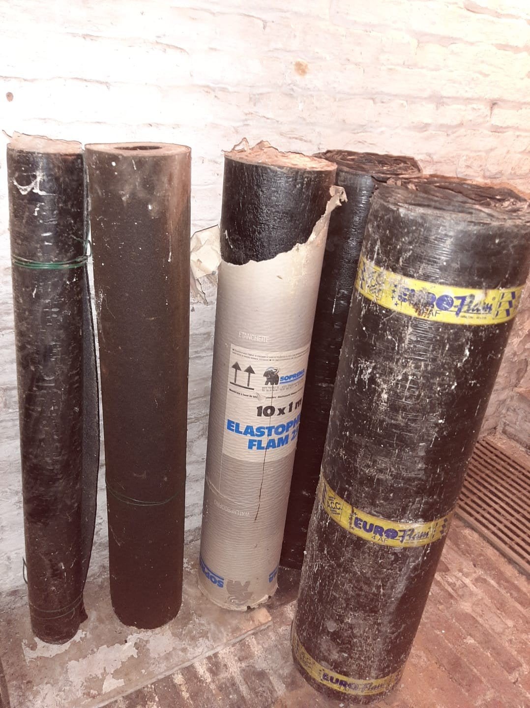 Partij Roofing / Bitumen Dakbedekking (Soprema & Euroflam), Ophalen