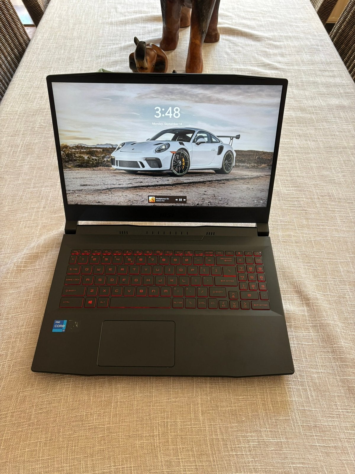 Ordinateur portable de jeu MSI Katana GF66 11UC, Comme neuf, Gaming, SSD, Avec carte vidéo