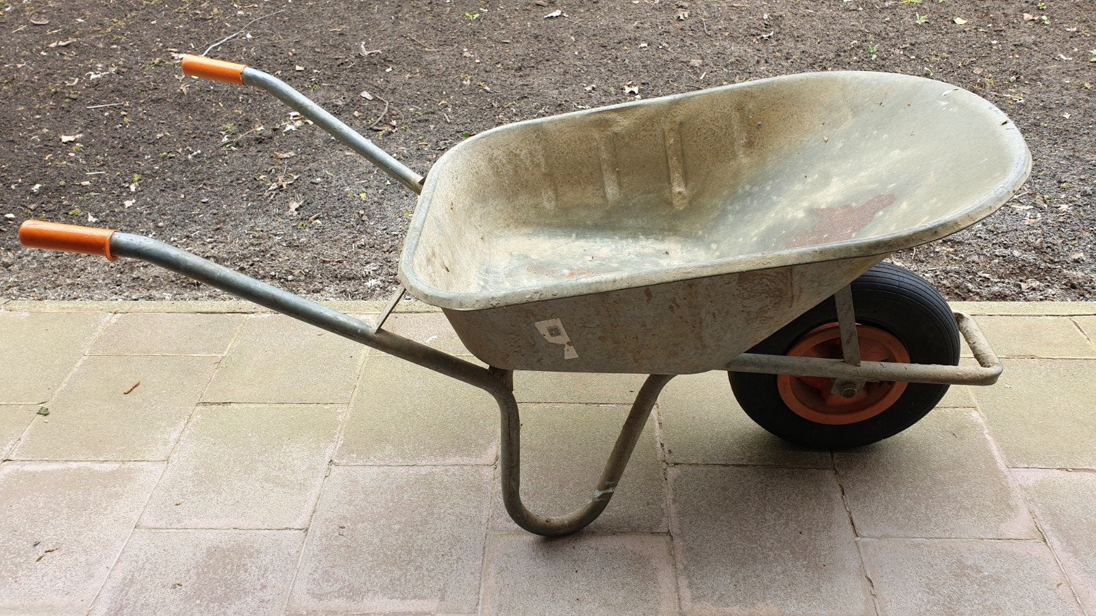 Gegalvaniseerde kruiwagen, Tuin en Terras, Ophalen
