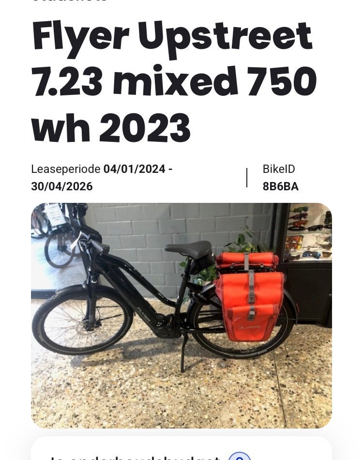 Flyer upstreet 7.23, Fietsen en Brommers, Ophalen, Zo goed als nieuw