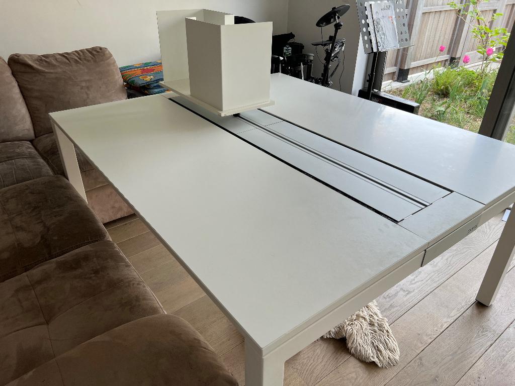 Pami duo bureau met ingebouwde kabelgoot + dossier organizer, Werkplek, Ophalen, Gebruikt, Bureau