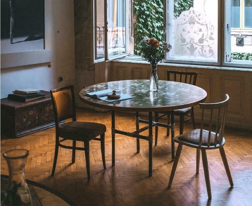 SOL EN TECK MASSIF À CHEVRONS ET TAPIS DE SOL 29,95 €/M2 !, Jardin & Terrasse, Enlèvement
