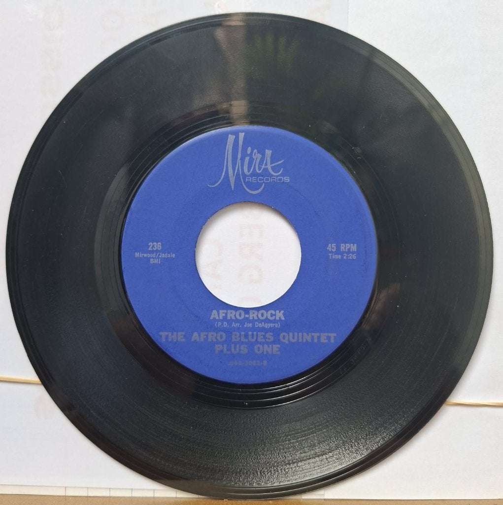 The Afro Blues Quintet Plus One / Afro-Rock, 7 inch, Utilisé, Jazz, Autres types