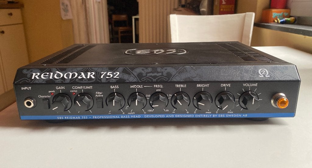 EBS REIDMAR 752 Bass Head, Muziek en Instrumenten, Versterkers | Bas en Gitaar, Zo goed als nieuw, Basgitaar, 100 watt of meer