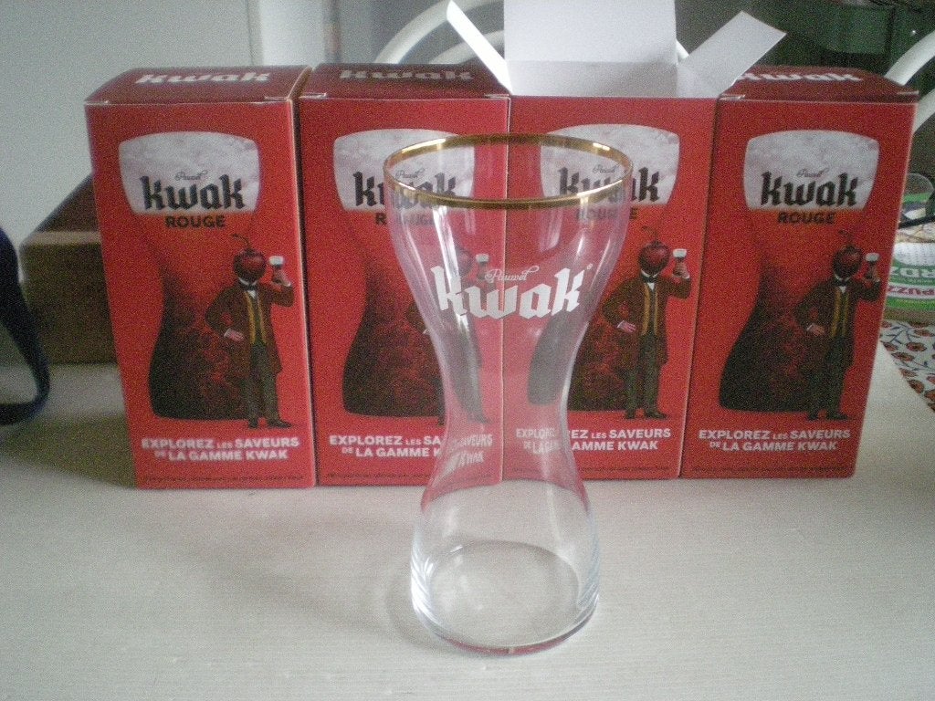 Kwak glazen 2 euro stuk, Ophalen of Verzenden, Nieuw