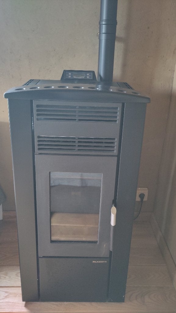 Poêle à pellets Palazzetti 7Kw, Moins de 60 cm, 500 à 800 watts, Enlèvement, Utilisé