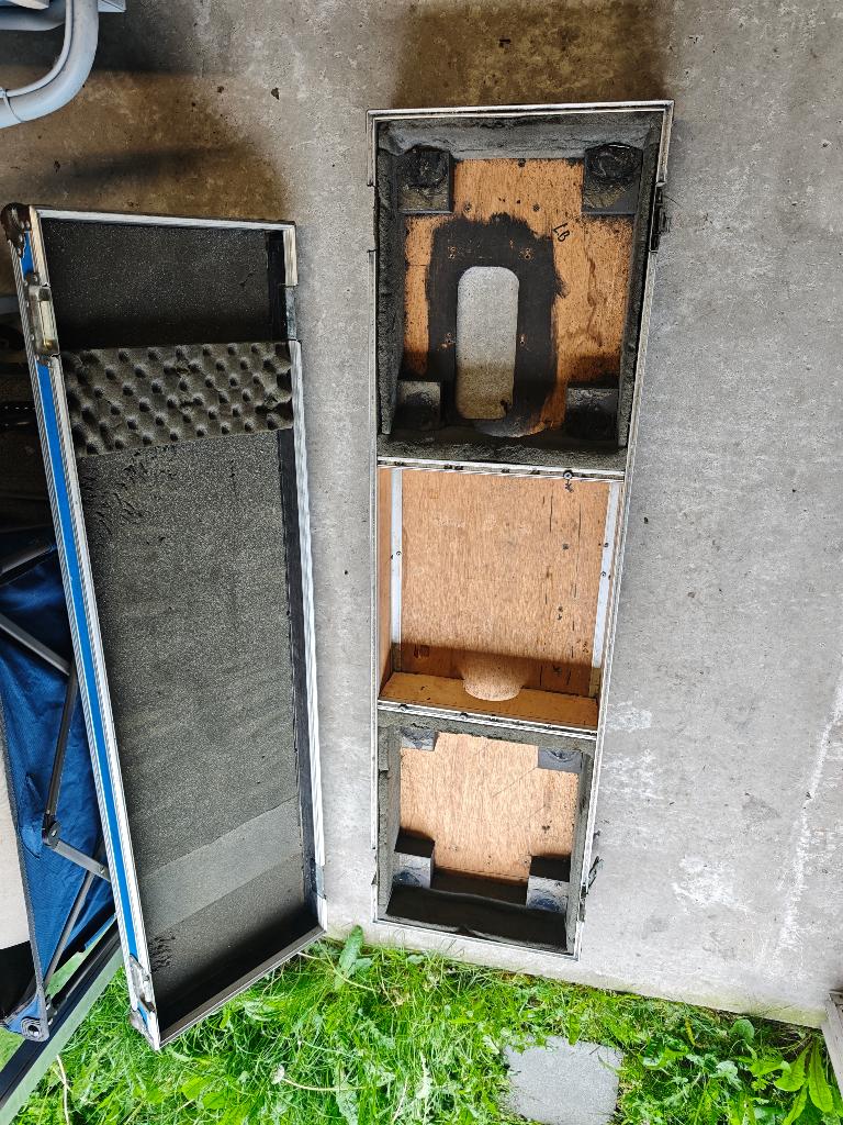 Stevige blauwe flightcase  voor gear, tools of DJ‑materiaal, Muziek en Instrumenten, Ophalen of Verzenden, Gebruikt, Overige merken