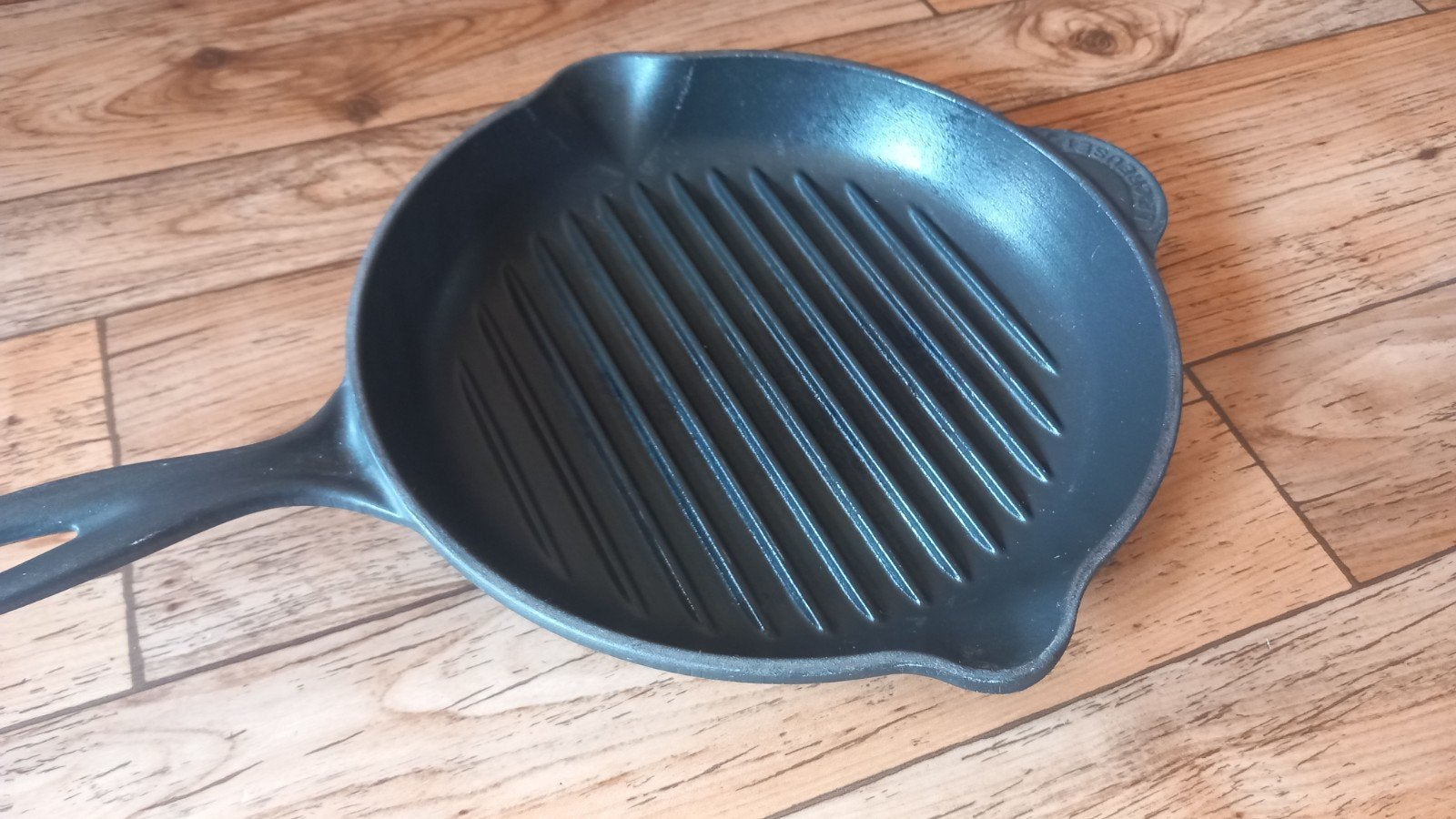 le creuset grilpan, Huis en Inrichting, Keuken | Potten en Pannen, Ophalen of Verzenden, Le Creuset