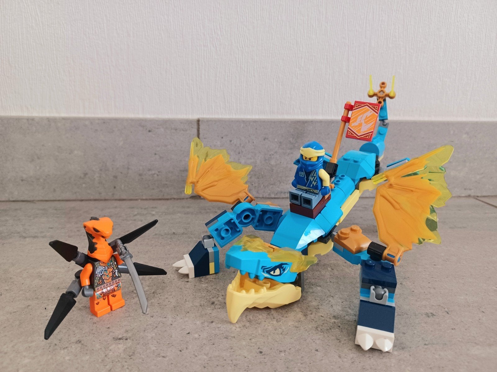 Lego Ninjago Jay´s Thunder Dragon EVO 71760, Ophalen, Lego, Zo goed als nieuw, Compleet