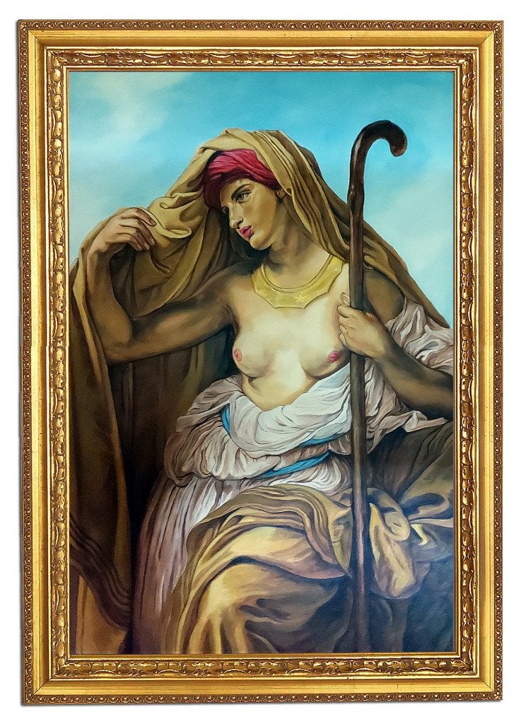 Tamar of Judah - Peinture, Portrait ou Personnes, Peinture acrylique, Daté, Enlèvement