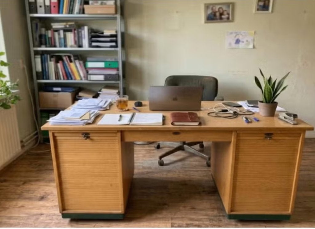 bauhaus bureau, Huis en Inrichting, Bureaus, Ophalen, Gebruikt