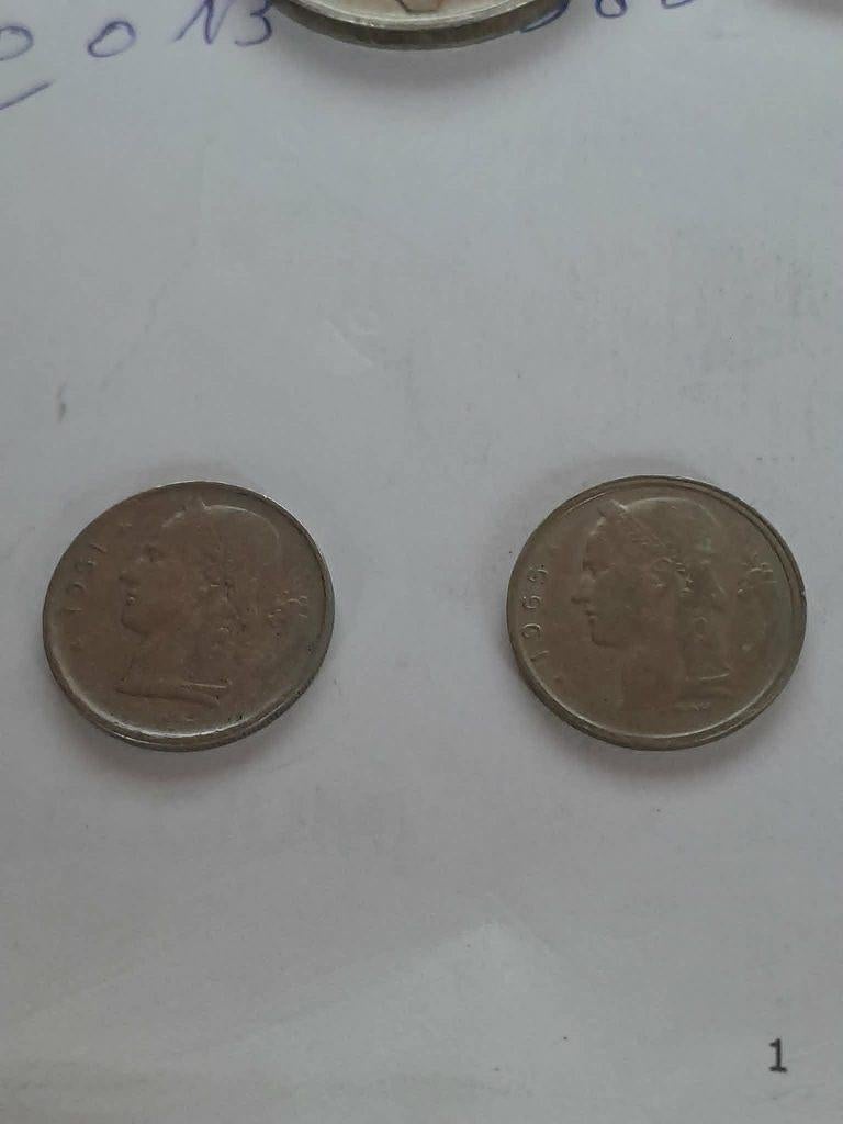 Piece de 1 franc belge, Enlèvement ou Envoi, Autre, Monnaie en vrac, Argent
