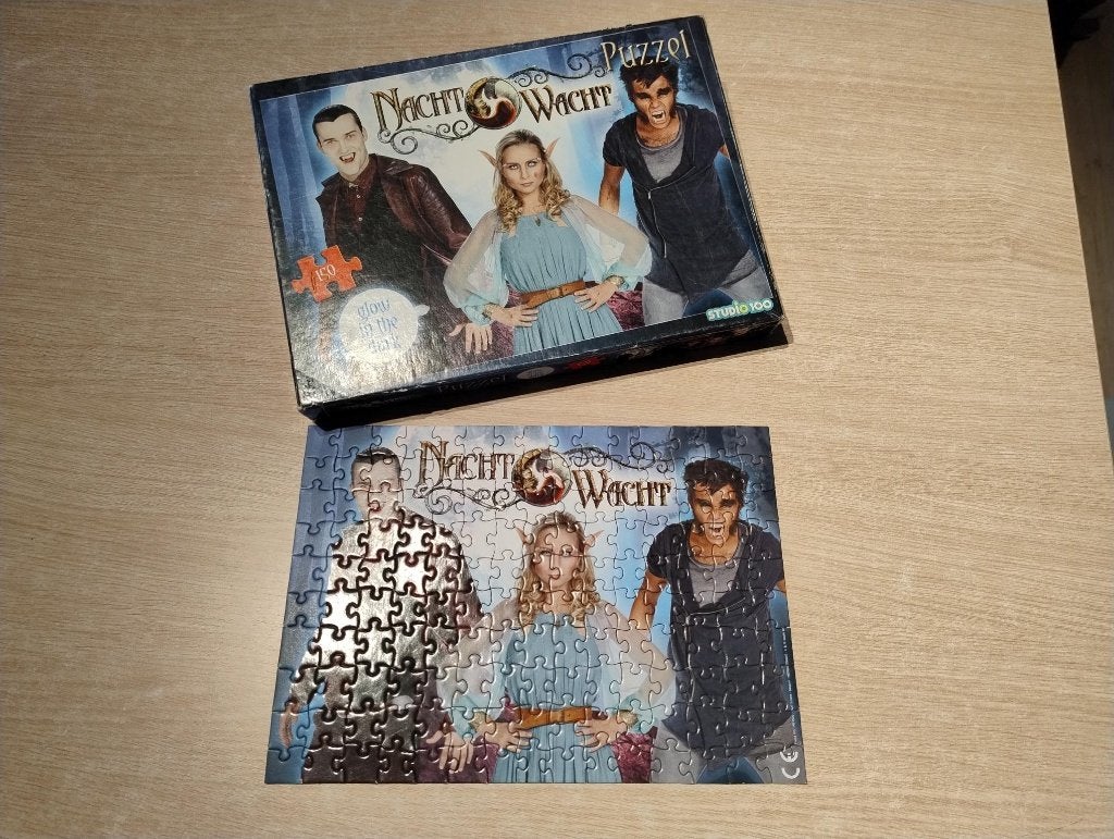 Nachtwacht - Glow in the dark puzzel, Kinderen en Baby's, Ophalen, Meer dan 50 stukjes, Gebruikt, 6 jaar of ouder