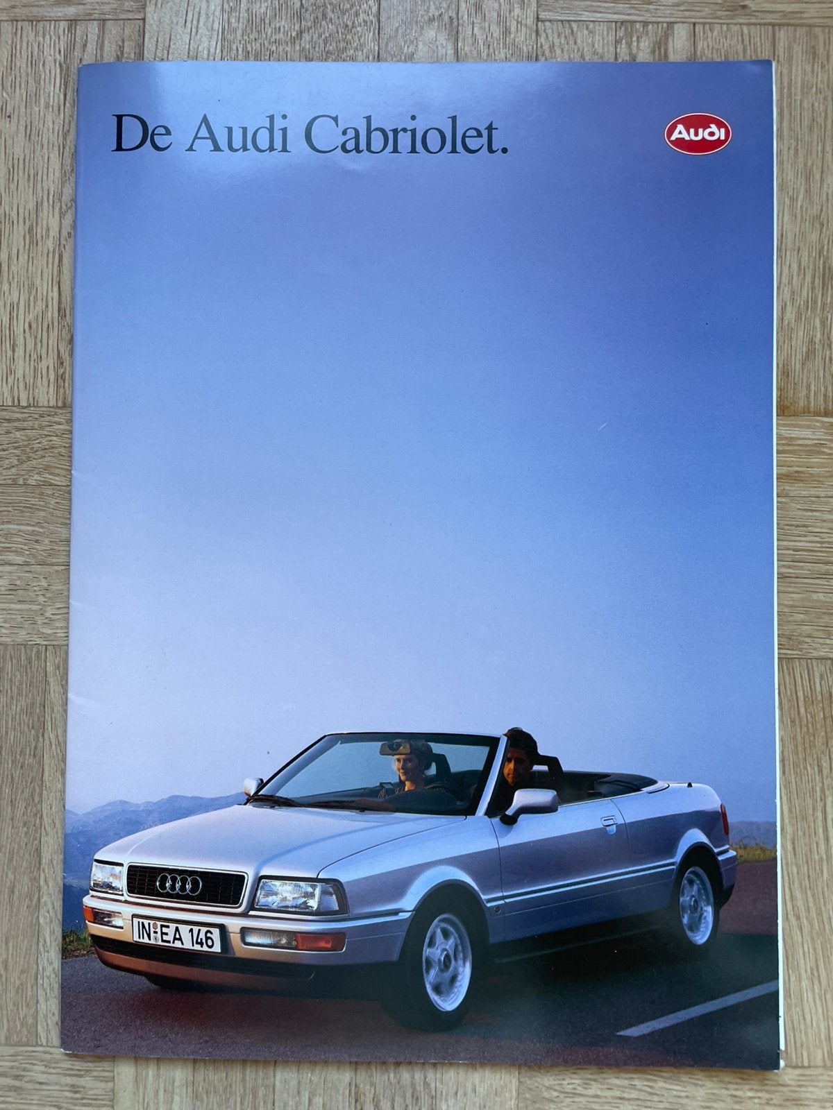 Brochure Audi Cabriolet - 1991, Livres, Enlèvement ou Envoi, Comme neuf, Audi