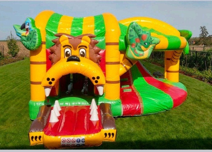 Springkasteel multiplay XL Leeuw, Hobby en Vrije tijd, Ophalen, Zo goed als nieuw, Overige typen