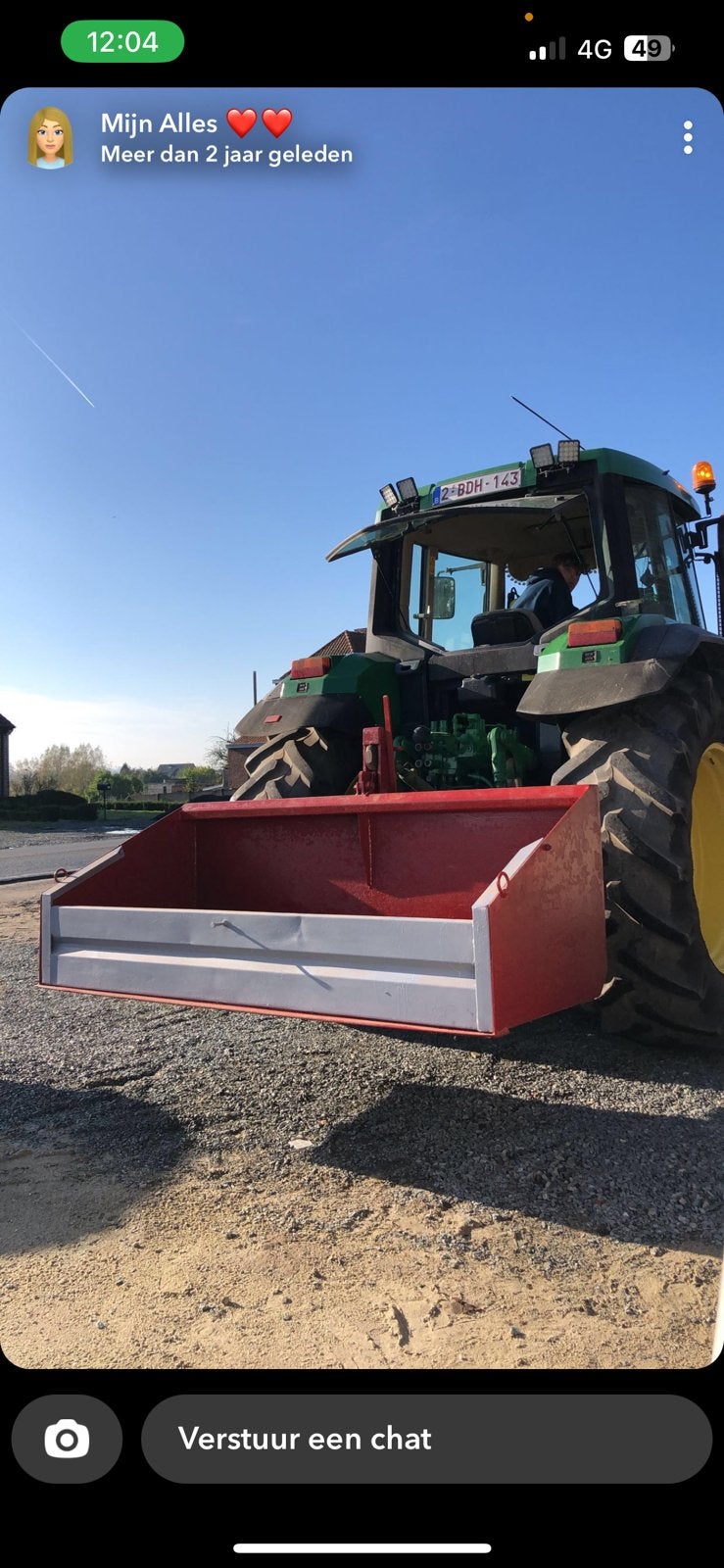 Transportbakje, Zakelijke goederen, Ophalen