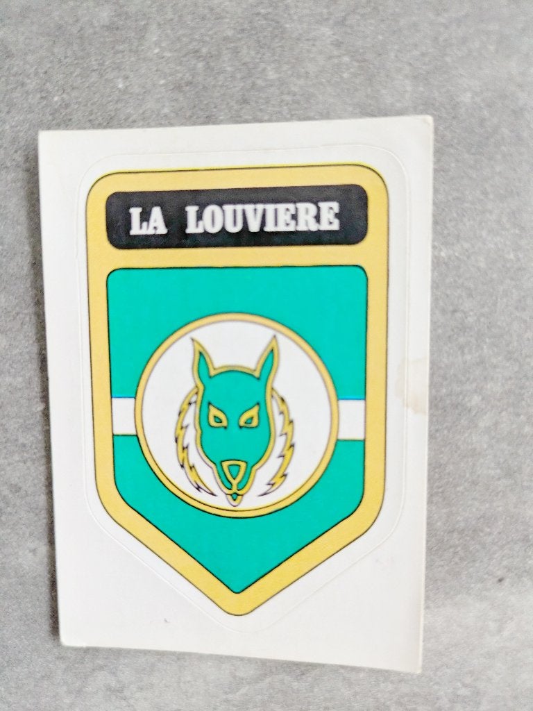 PANINI FOOTBAL 79 sticker badge LA LOUVIERE NO168, Verzenden, Sticker