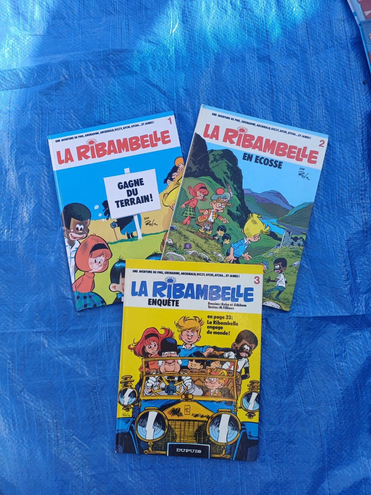 bd la Ribambelle 1 à 3, Livres, Plusieurs BD, Enlèvement ou Envoi, Comme neuf