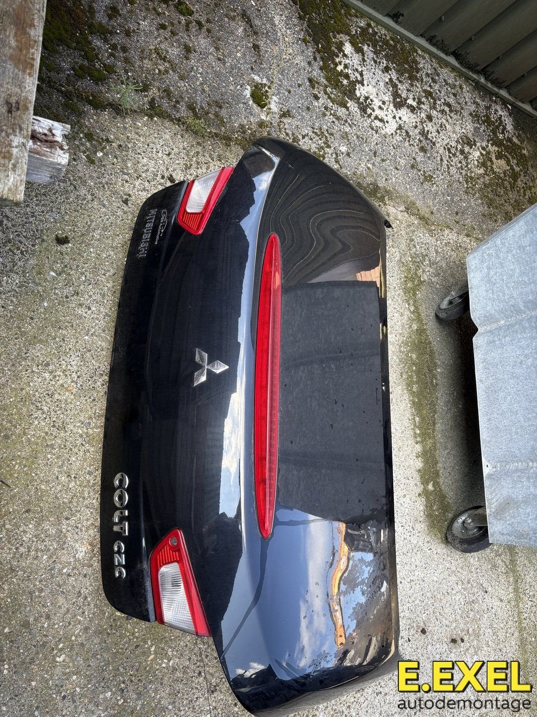Achterklep Mitsubishi Colt CZC Cabrio 2006 / 2009, Arrière, -, Origine de la pièce connue, Haillon arrière