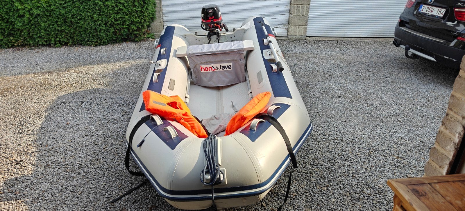 ZODIAC HONWAVE T32, Watersport en Boten, Rubberboten, Ophalen, Mercury