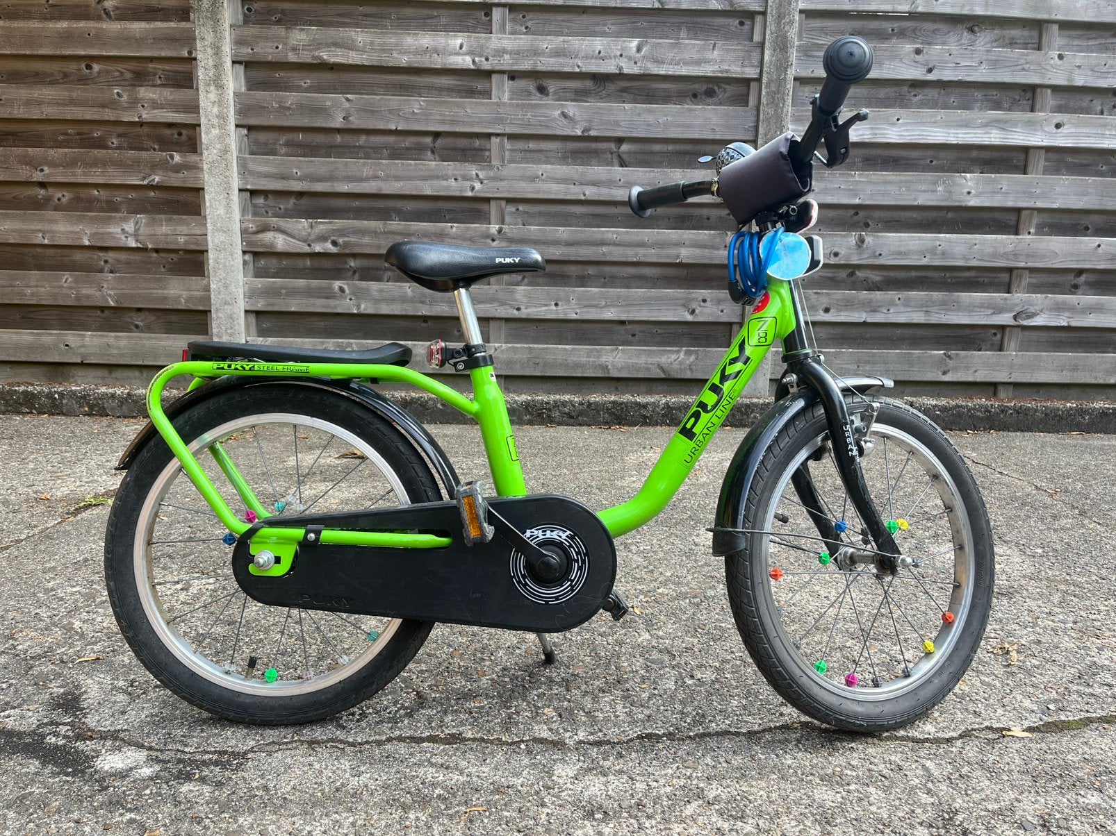 Puky Z8 kinderfiets groen - 18 duims bandenmaat, Fietsen en Brommers, Ophalen, Terugtraprem, Puky, 16 tot 20 inch