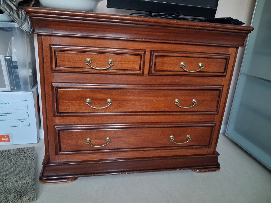 Lade kast, Ophalen, Klassiek, Eikenhout, 50 tot 100 cm