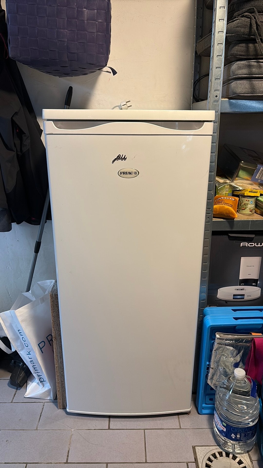 Friac diepvries, 120 tot 140 cm, Minder dan 60 cm, Zo goed als nieuw, Energieklasse A of zuiniger