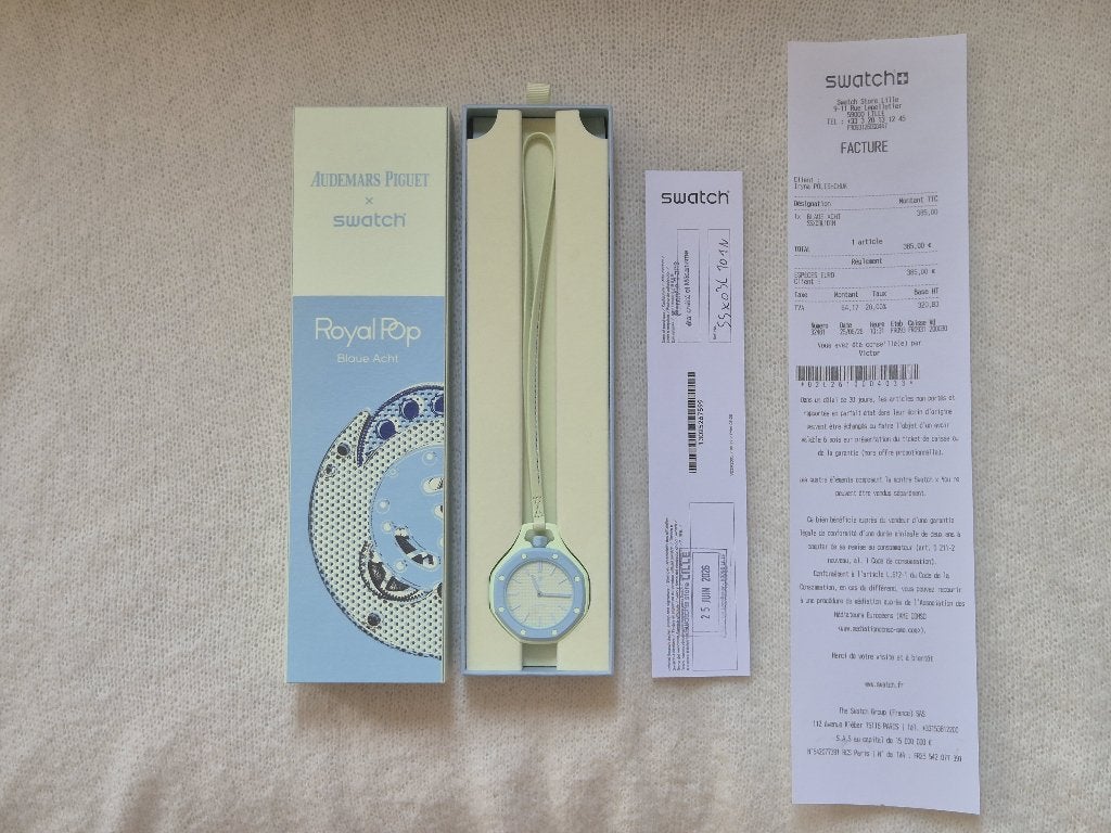 Audemars Piguet & Swatch style Blaue Acht, Kleding | Heren, Riemen en Ceintuurs, Ophalen of Verzenden, Nieuw
