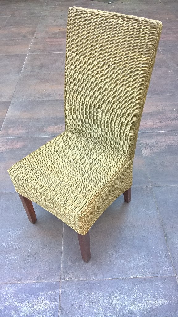 Rotan eetkamerstoelen, Ophalen, Gebruikt, Hout
