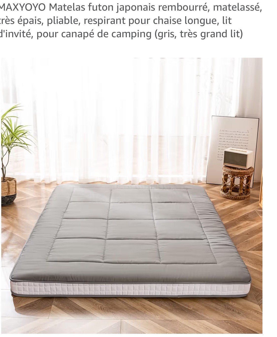 matelas futon MAXYOYO, Ophalen, Zo goed als nieuw