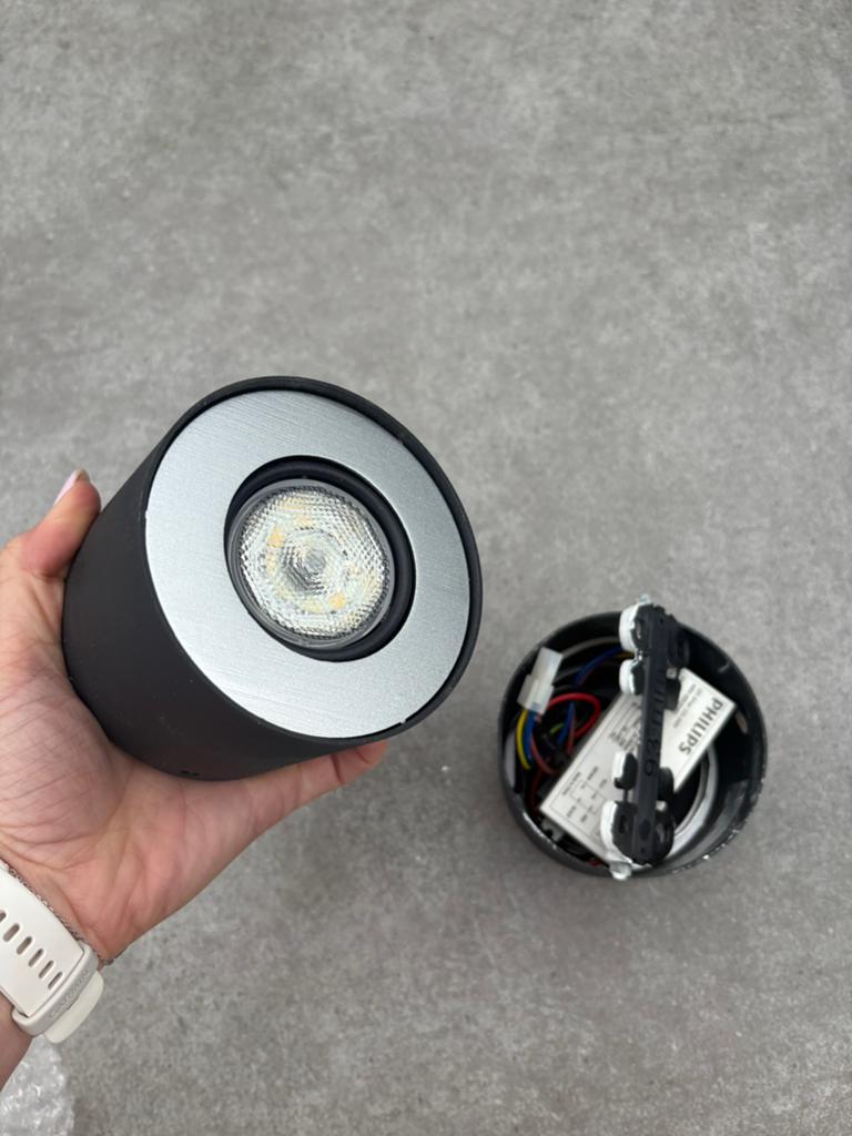 Set van 2 Phillips opbouwspots, Ophalen, Zo goed als nieuw