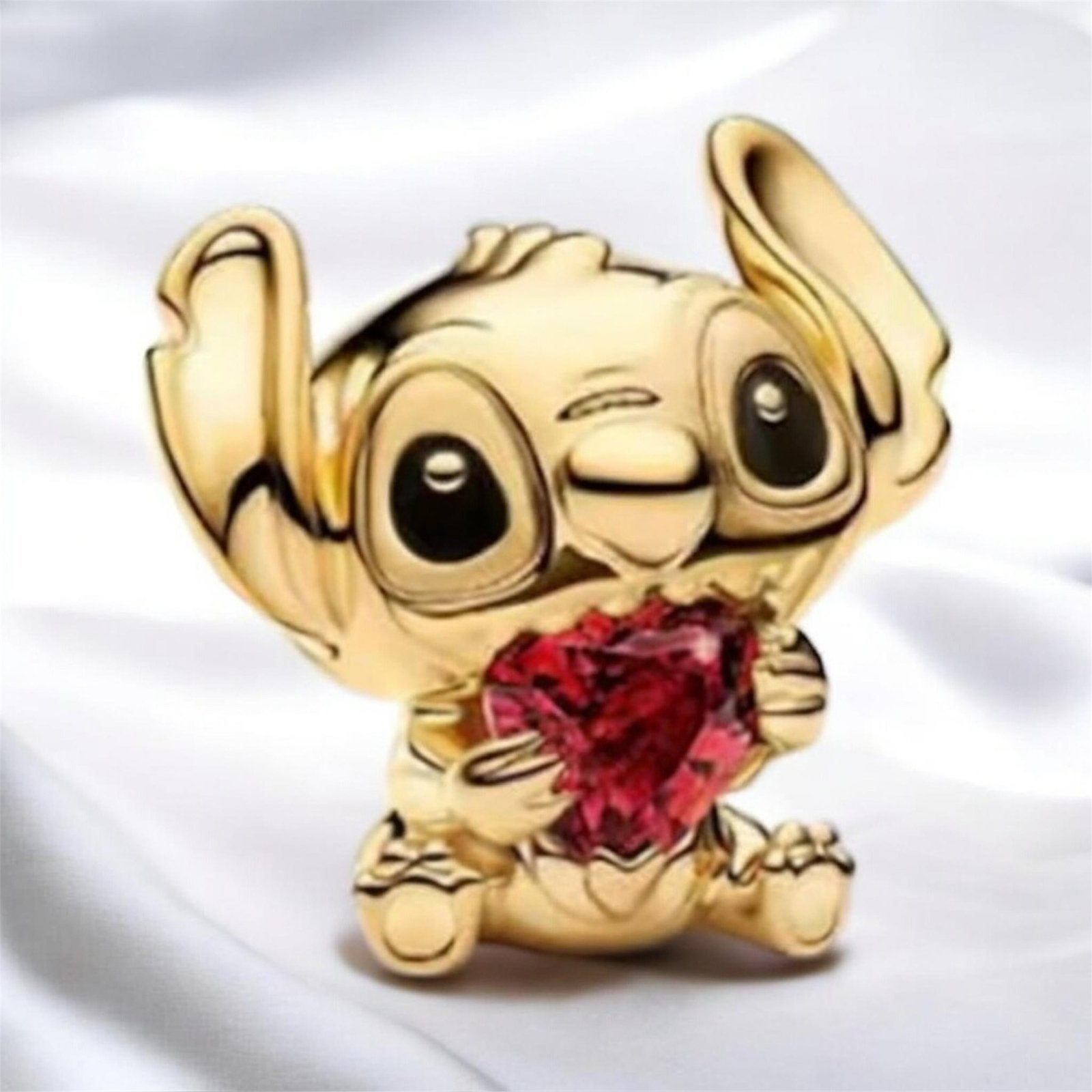 Pandora perle charm stitch gold, Enlèvement ou Envoi, Neuf, Argent, Pandora