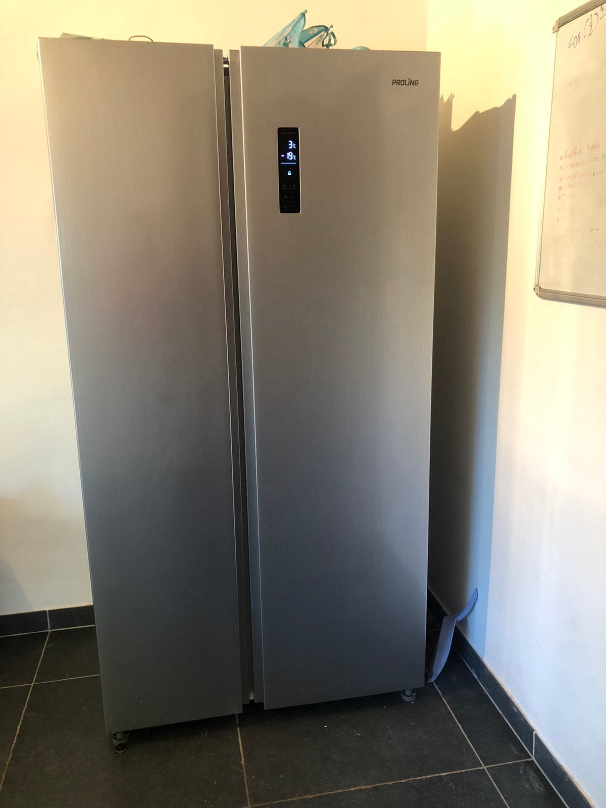 Amerikaanse stijl frigo, Elektronische apparatuur, Koelkasten en IJskasten, Ophalen, Zo goed als nieuw