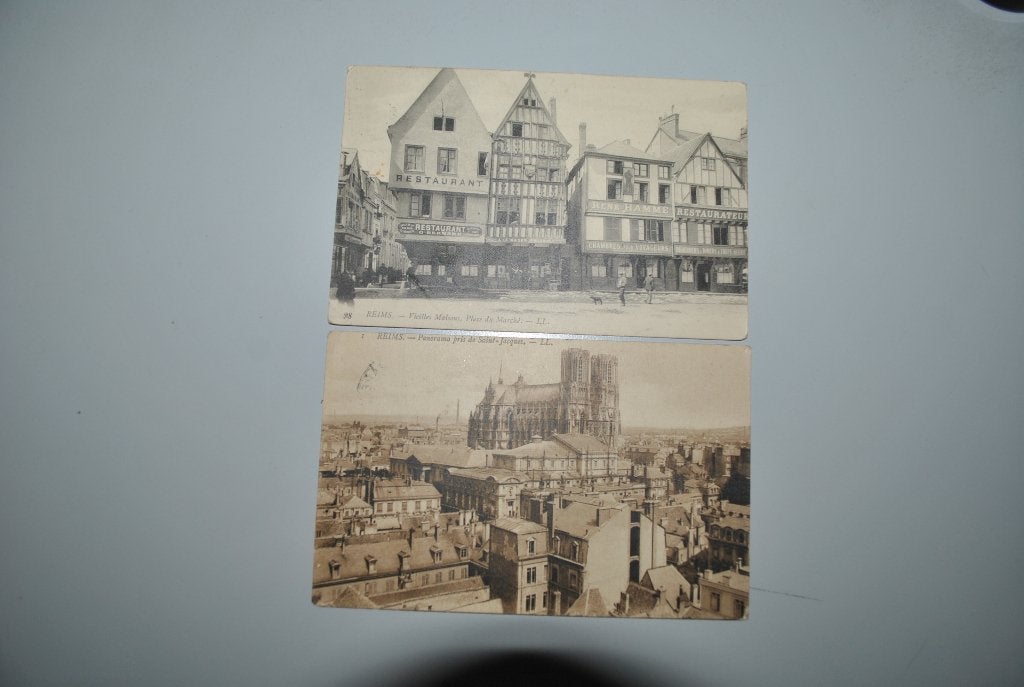 France 1910 Cartes postales Reims, Verzamelen, Postkaarten | Buitenland, Ophalen of Verzenden, Frankrijk