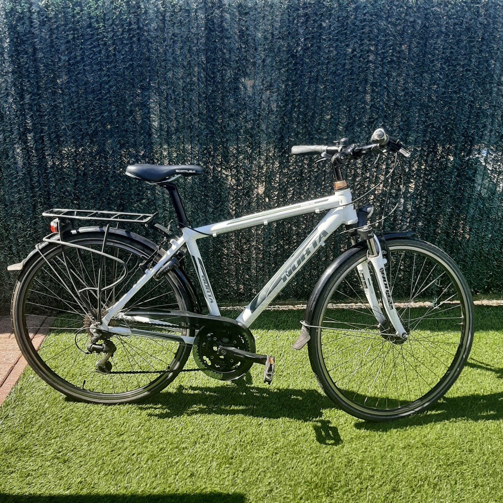 Trekfiets, herenfiets Norta NT4, 28 inch, Fietsen en Brommers, Fietsen | Heren | Herenfietsen, Gebruikt, Velgrem, Versnellingen