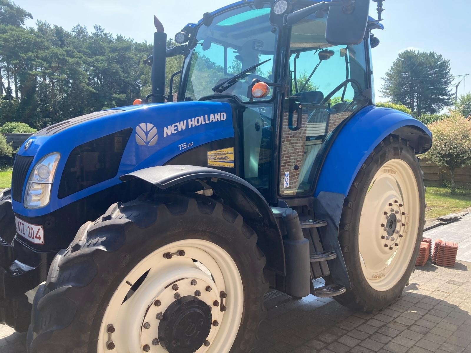 New Holland t5.95, 80 à 120 ch, Enlèvement, Utilisé, 2500 à 5000