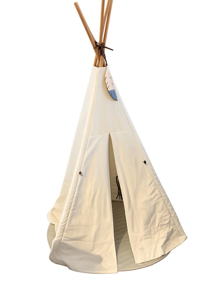 Hippe speeltent (tipi) met bijnehorende speelmat, Ophalen, Gebruikt