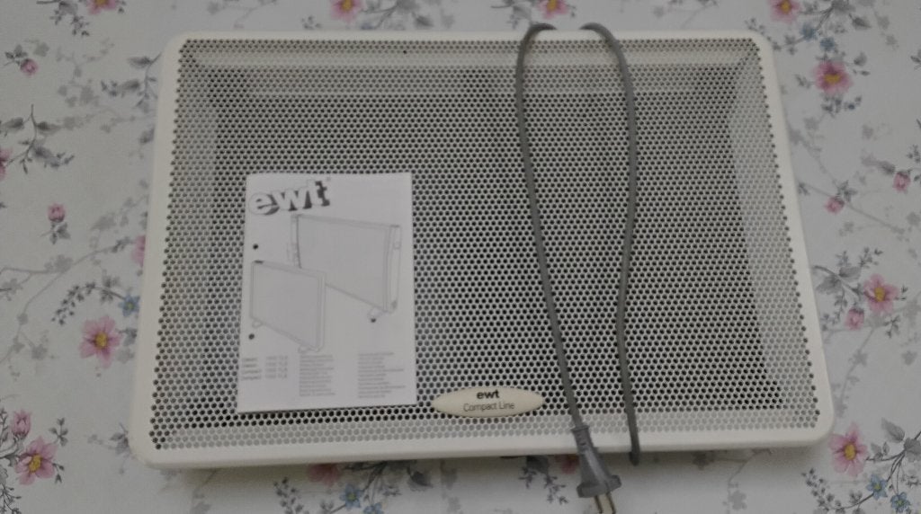 Elektrische wand verwarming van EWT 1000 Watt 220 volt., Ophalen, 30 tot 80 cm, Gebruikt, Radiator