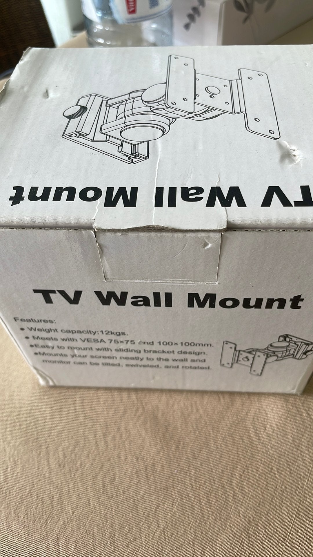TV Monitor Muurbeugel Draai & Kantelbaar –75x75 / 100x100, Enlèvement, Neuf