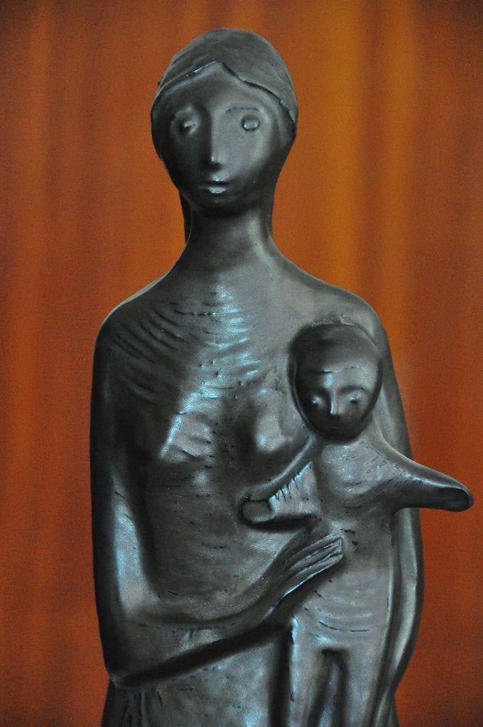 Marie et l'Enfant - Amphore - Parfait état - +/- 55cm, Enlèvement ou Envoi