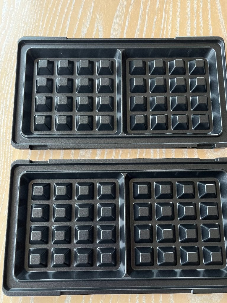 Wafelijzer - handige 3 in 1, Ophalen, Uitneembare platen, Nieuw
