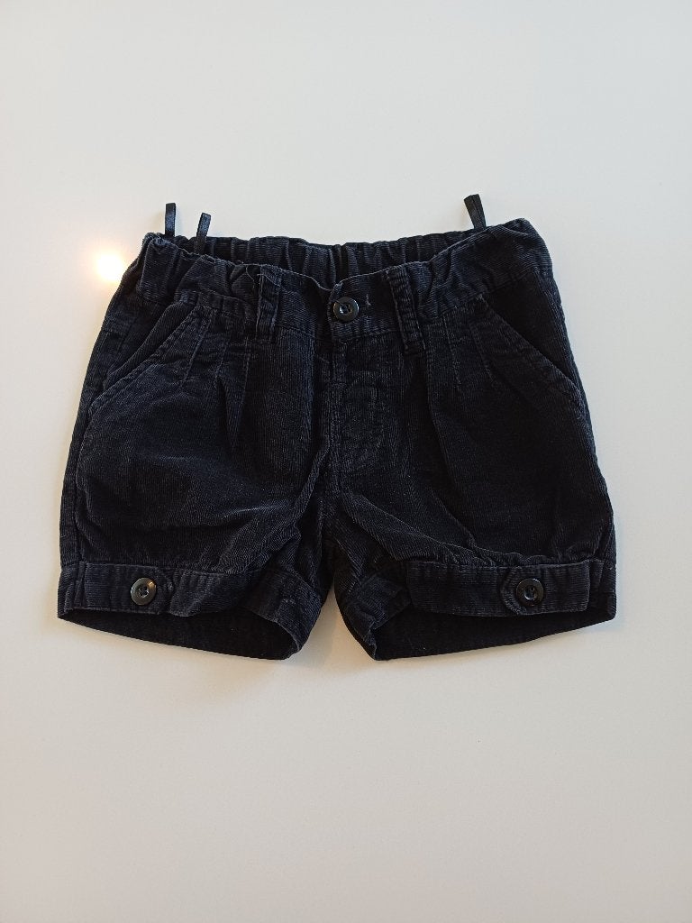 Zwarte ribkatoenen short maat 98 Zeeman, Kinderen en Baby's, Broek, Zeeman, Gebruikt, Meisje