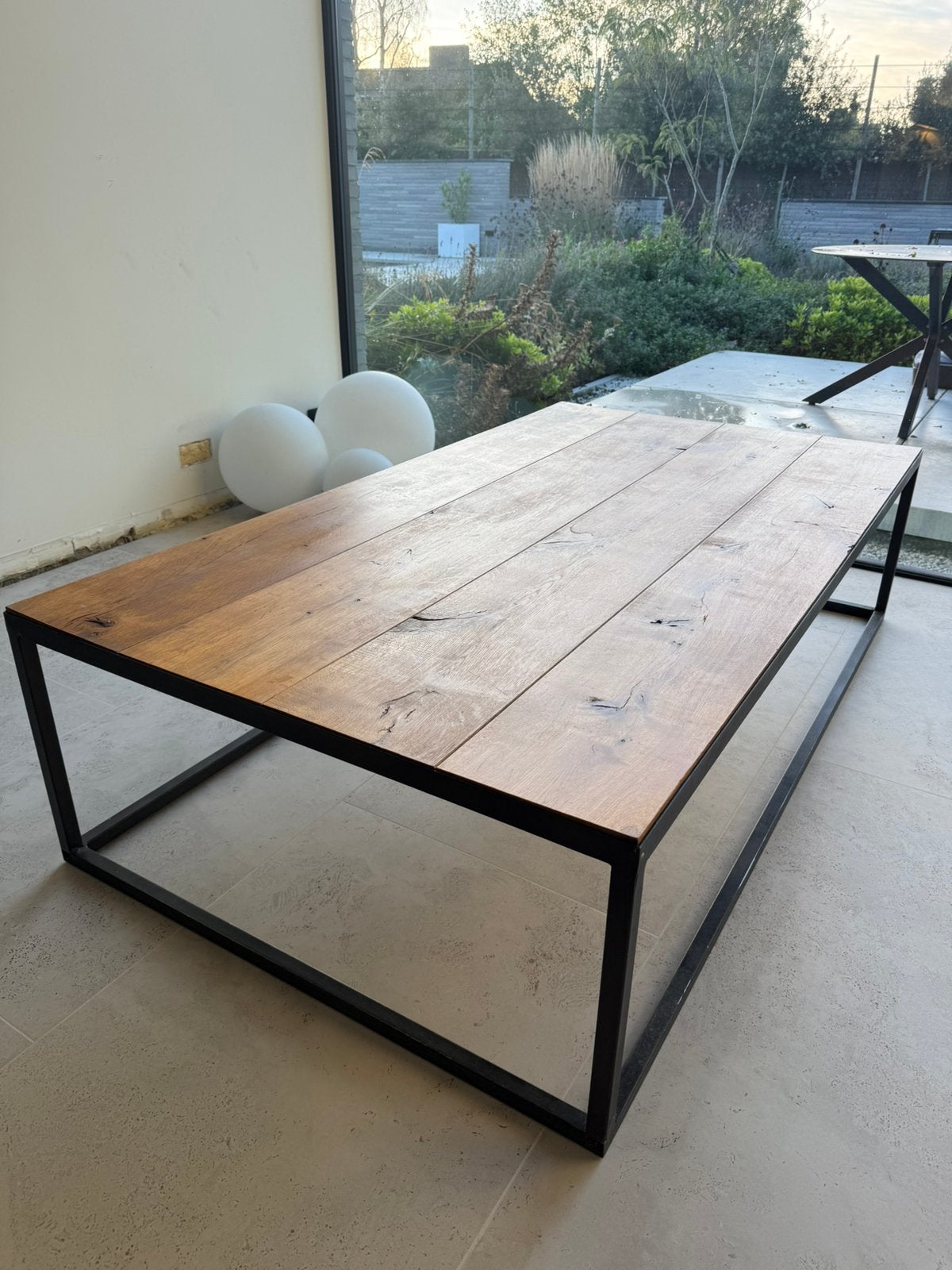 Grote salontatefel, Huis en Inrichting, 50 tot 100 cm, Zo goed als nieuw, 150 tot 200 cm, Overige houtsoorten