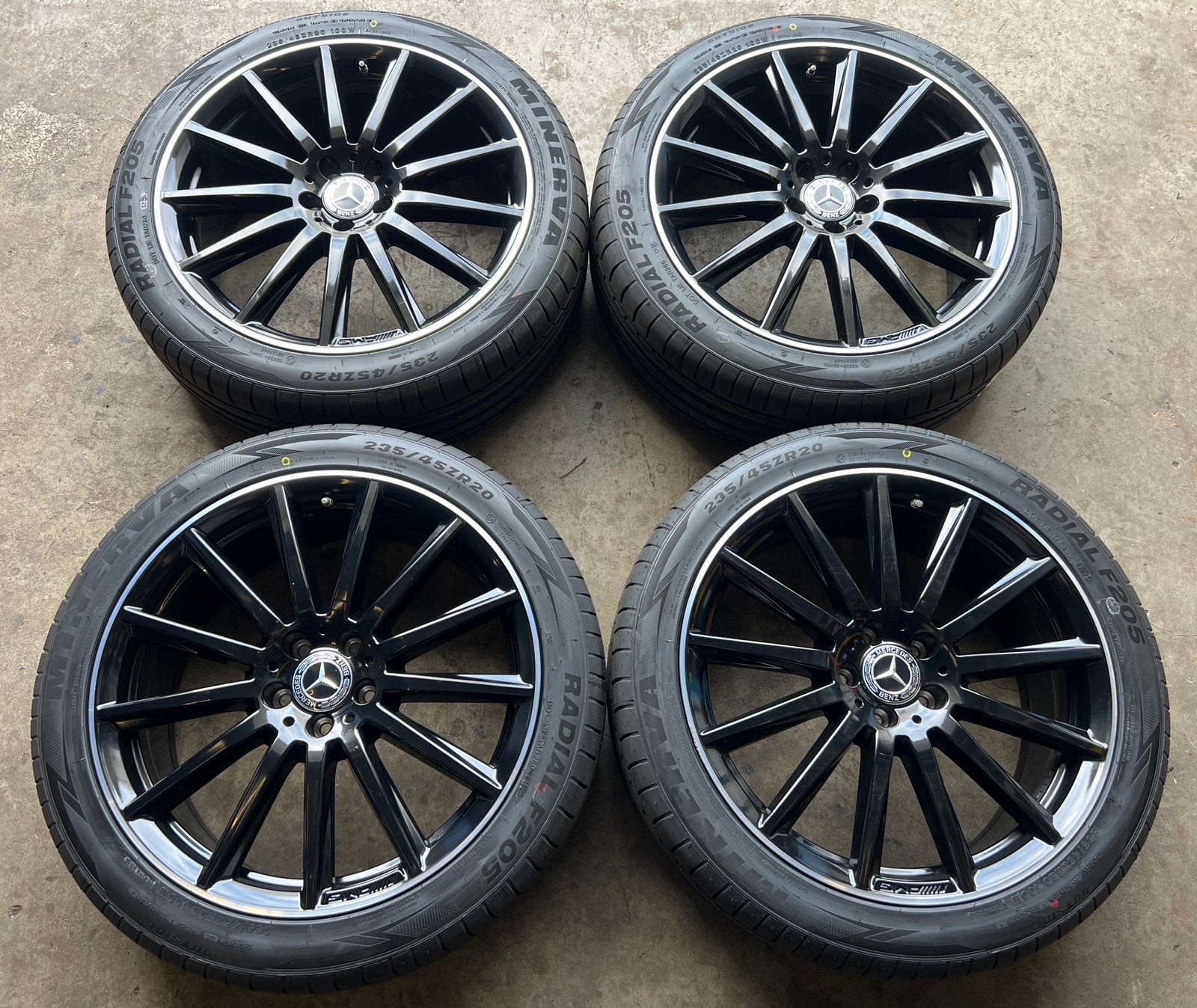 5x112 20 inch Mercedes V-Klasse, Vito AMG Velgen + Banden, Pneus été, Pneu(s), Enlèvement, 20 pouces