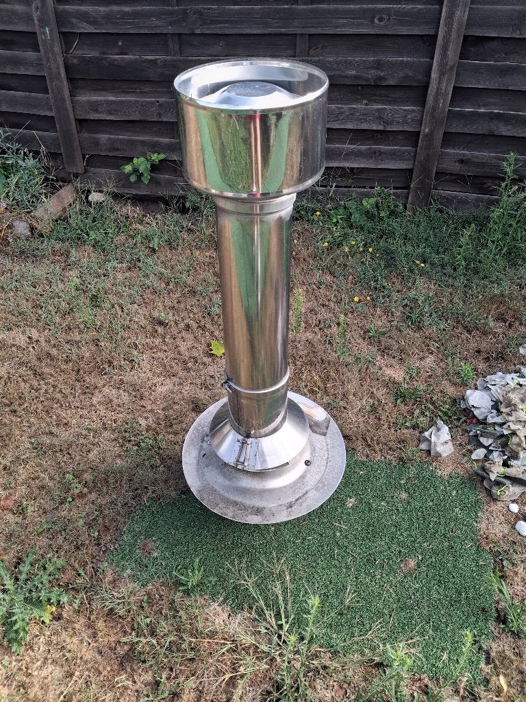 Double paroi, Doe-het-zelf en Bouw, Buizen en Afvoer, Ophalen, Zo goed als nieuw, Minder dan 2 meter, 80 mm of meer