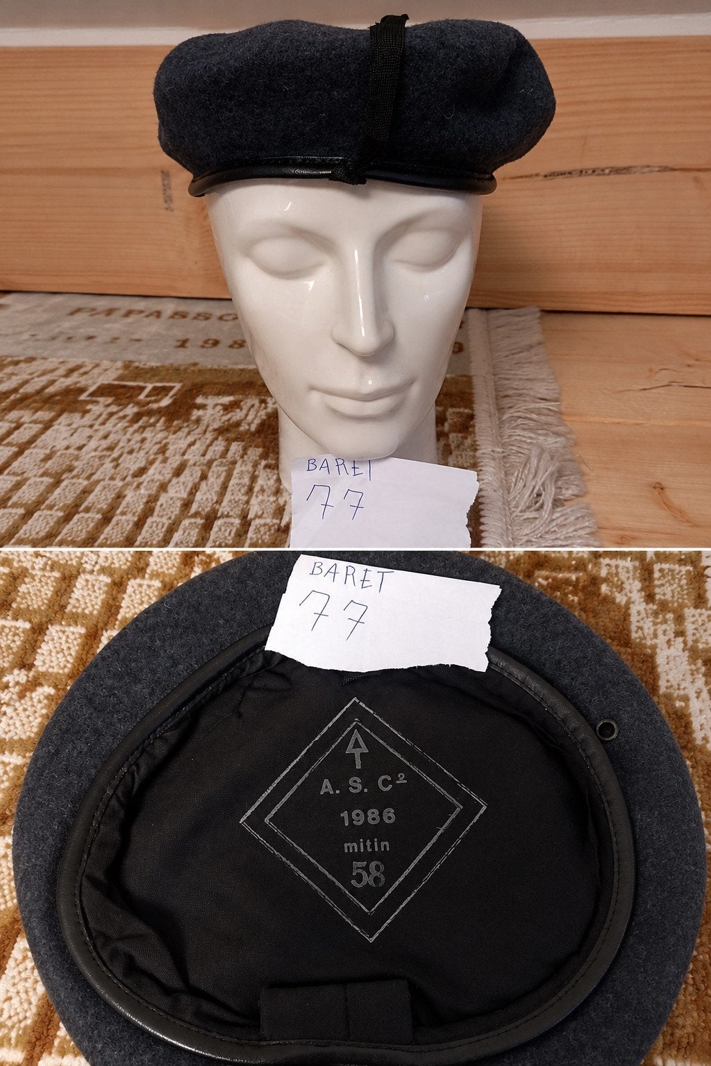 baretten (2), Verzamelen, Ophalen of Verzenden, Landmacht